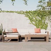 Portside Outdoor 4-Piece L-Shaped Sectional (125")