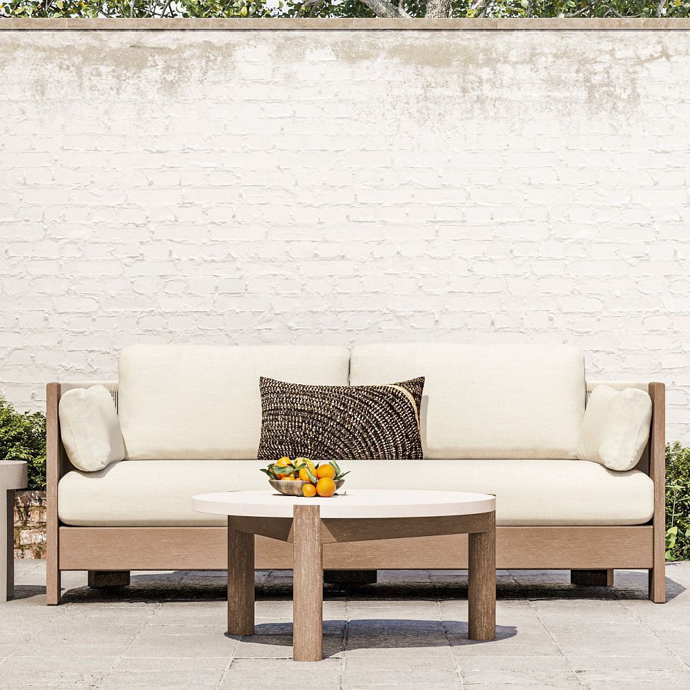 Porto Outdoor Sofa (66"-86") by West Elm