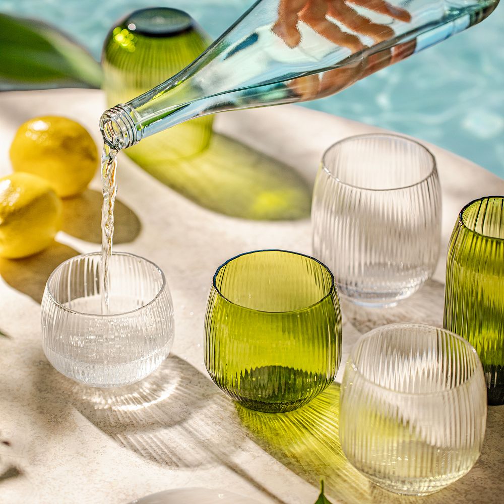 Estiva Textured Tumblers (Set of 4) by West Elm
