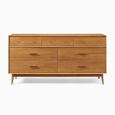 green guard certified dresser Driftwood 6 Drawer Dresser Greenguard Gold Certified — ShipItFurniture main image 1