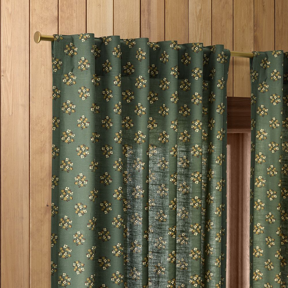 Emma Chamberlain Floral Curtain by West Elm