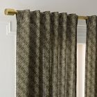 Diamond Lattice Floral Curtain