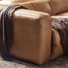 Delevan Leather Power Recliner L-Shaped Sectional (126")
