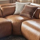 Delevan Leather Power Recliner L-Shaped Sectional (126")