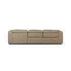 Delevan Power Recliner 3-Piece Chaise Sectional (121")