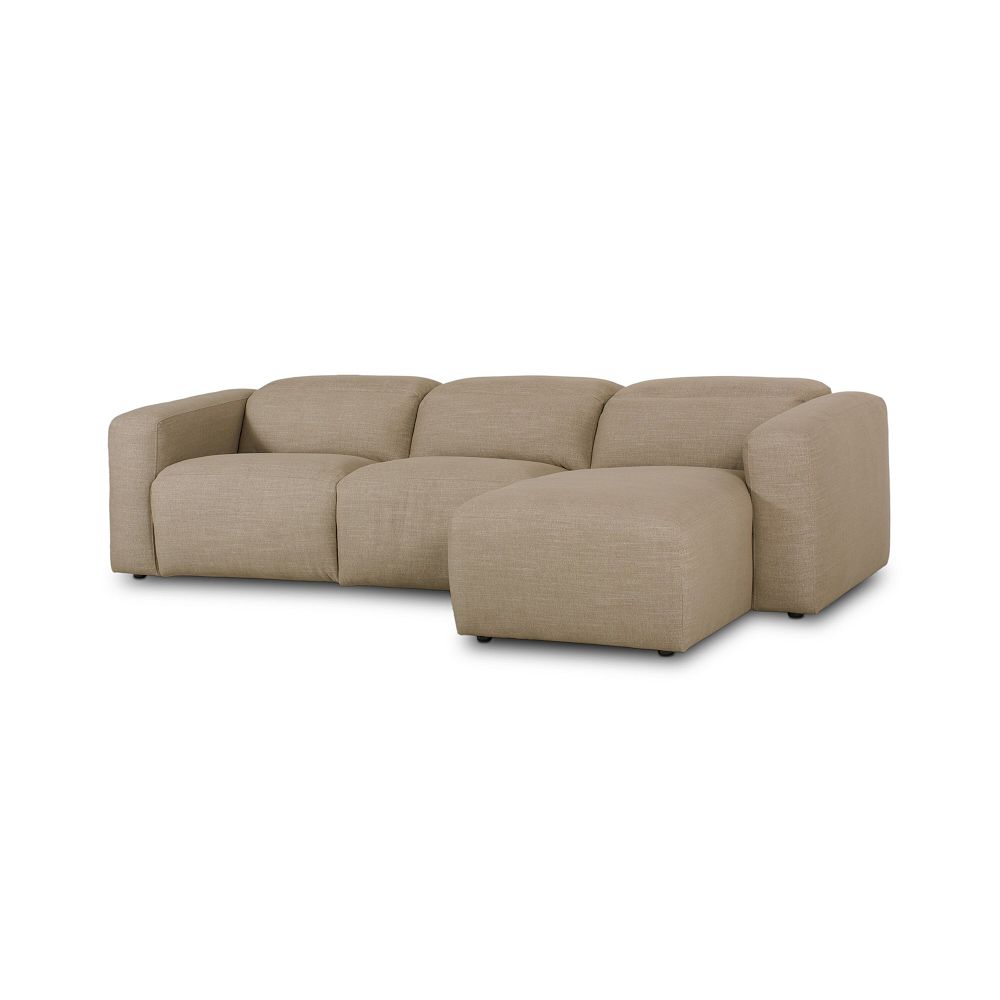 Delevan Power Recliner 3-Piece Chaise Sectional (121") by West Elm