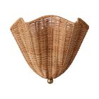 Cynda Rattan Sconce (12.5")