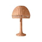 Frankie Rattan Table Lamp (16")
