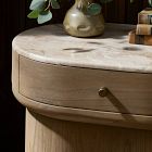 Deacon Marble Grand Nightstand (30")