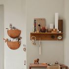 Place Oak Shelf w/ Hooks