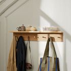 Place Oak Shelf w/ Hooks