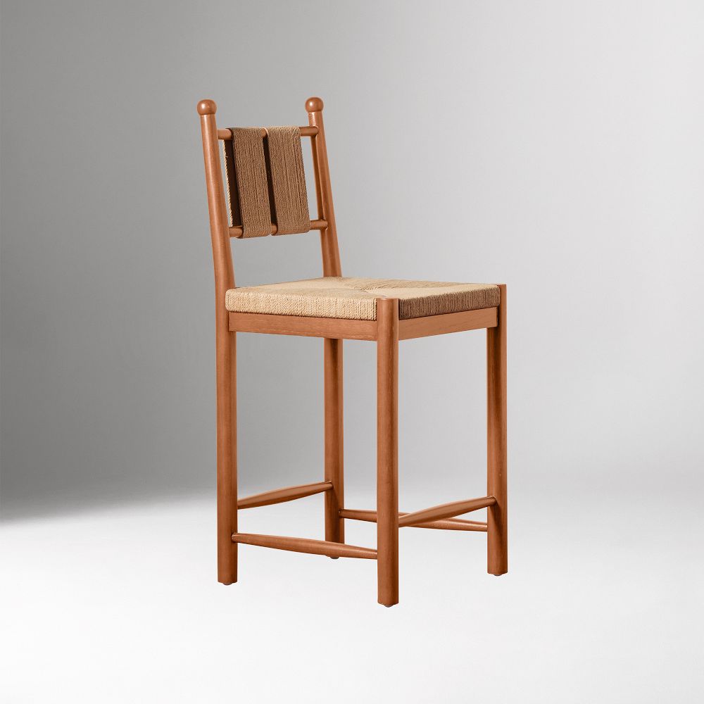 Alderbrook Woven Counter Stool by West Elm