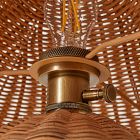 Anika Rattan Table Lamp (14")