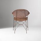 Coralia Rattan Indoor/Outdoor Dining Arm Chair
