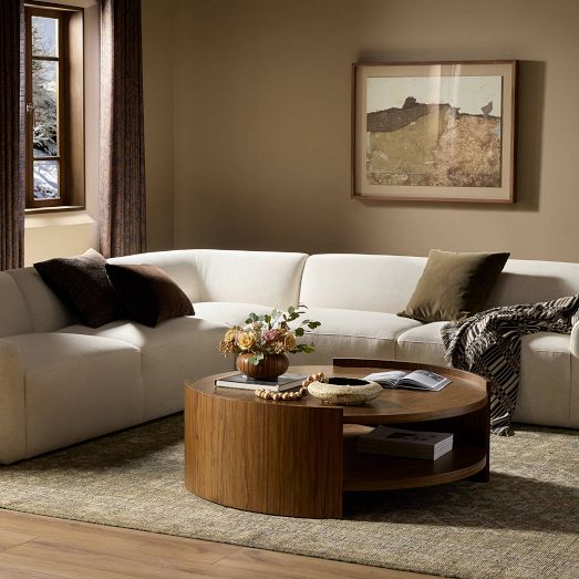 Ilaria Round Coffee Table (48") by West Elm
