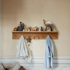 Place Oak Shelf w/ Hooks