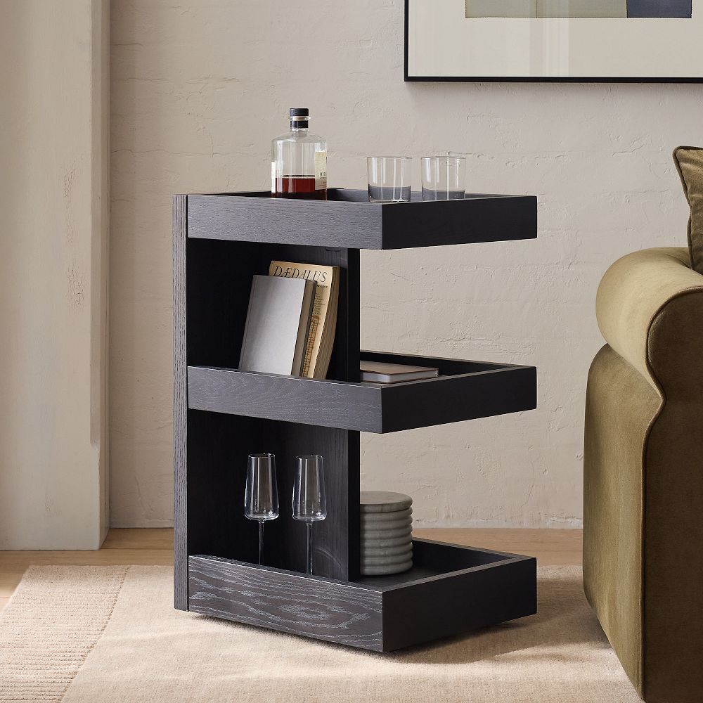 Wallace Serving Bar Cart (16") by West Elm
