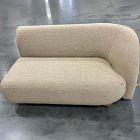 Open Box: Laurent Right-Arm 2 Seater Sofa - Performance Marled Basketweave Camel, Cool Walnut