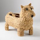 Woven Terrier Book Caddy