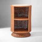 Open Box: Billie Rattan Side Table (23") - Walnut