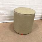 Open Box: Isla Leather Ottoman (17") - Ludlow Leather Cumin