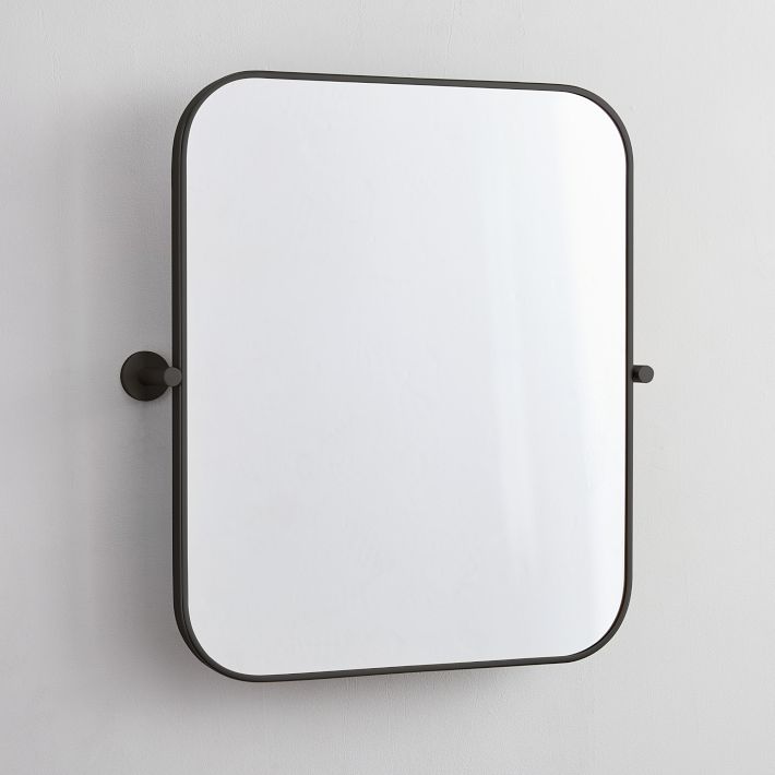 Metal Frame Pivot Wall Mirror - Rectangle | West Elm