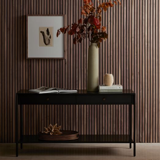 Bronzed Iron Console Table (57") by West Elm