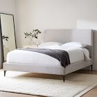 Customizable Upholstered Bed - Metal Legs