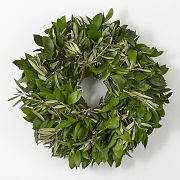 Israeli Ruscus & Olive Wreath