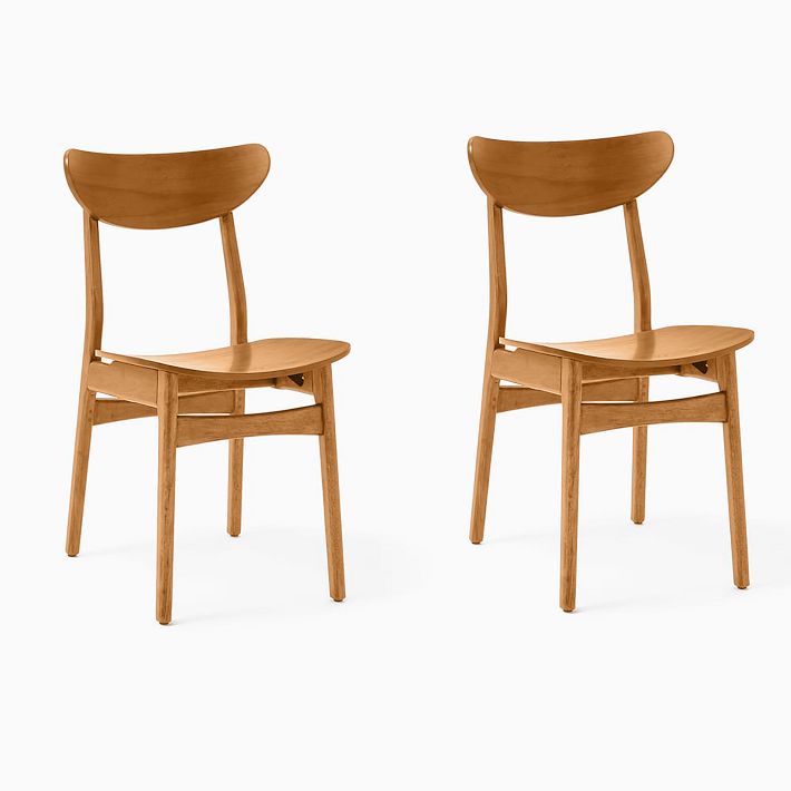 West elm ダイニングチェア　clasic cafe ウエストエルム Classic Café Dining Chair, Acorn Finish | West Elm