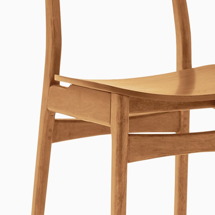 Classic Café Dining Chair, Acorn Finish | West Elm
