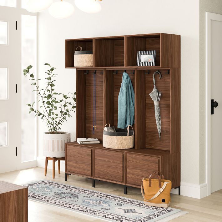Nolan Entryway Hall Trees Set of 3 - Modern Storage Solution