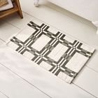 Plush Grid Bath Mat