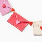Felt Valentine's Day Love Letter Garland
