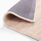 Striated Textures Wool Rug