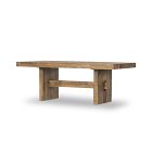 Open Box: Emmerson® Solid Reclaimed Wood Rectangle Dining Table (87") - Rustic Natural