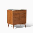 Open Box: Mid-Century Single Bathroom Vanity (31.5"), No Hardware - Acorn