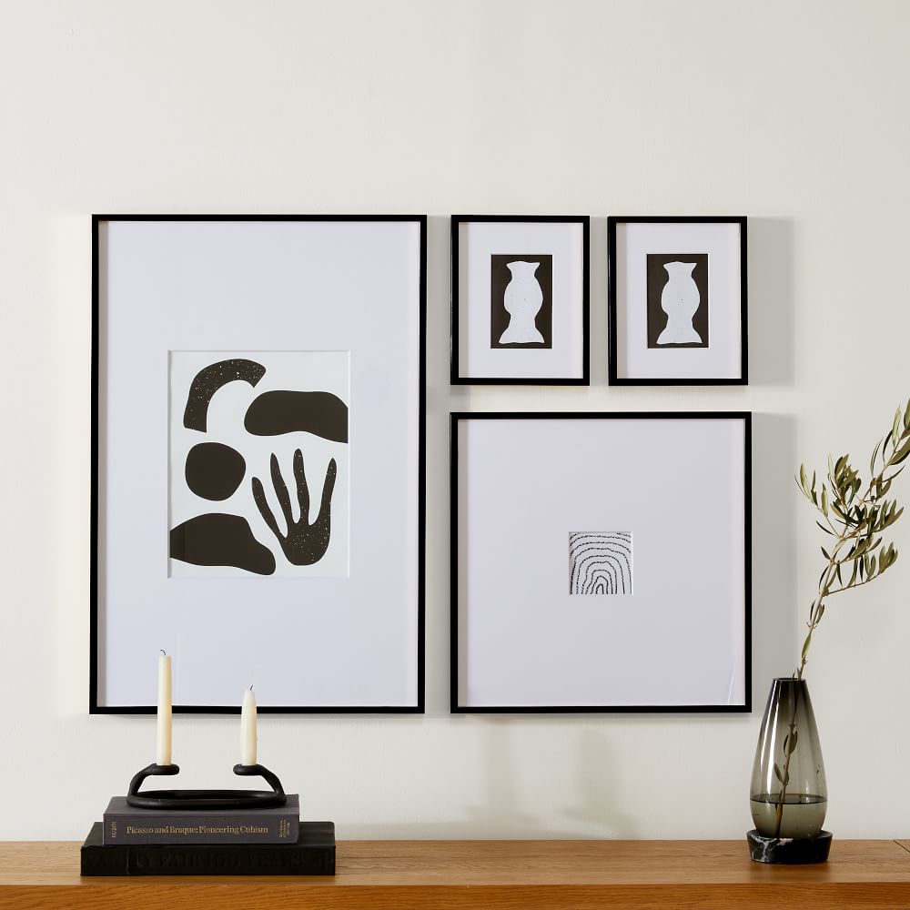 The Mini Classic Gallery Frames Set (Set of 4) - Metal, Black, Set of 4