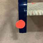Open Box: Archibald Lacquer &amp; Rattan Side Table (16") - Navy Lacquer, Cane