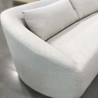 Open Box: Aviana Sofa (86") - Performance Yarn Dyed Linen Weave Oatmeal, Cool Walnut