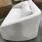 Open Box: Aviana Sofa (86") - Performance Yarn Dyed Linen Weave Oatmeal, Cool Walnut