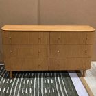 Open Box: Ellington 6-Drawer Dresser (60") - Acorn, Antique Brass