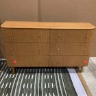 Open Box: Ellington 6-Drawer Dresser (60") - Acorn, Antique Brass