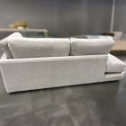 Open Box: Haven Left-Arm Bumper Chaise - Performance Distressed Velvet Sand