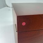 Open Box: Mid-Century Acorn Wood Jewelry Box, Grand (7.25"H) - Walnut