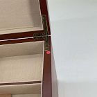 Open Box: Mid-Century Acorn Wood Jewelry Box, Grand (7.25"H) - Walnut