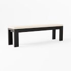 Telluride Aluminum Outdoor 66in Dining Bench Cushion, Sunbrella Cast Bisque