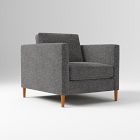 Open Box: Harris Loft Chair - Deco Weave Pewter, Pecan