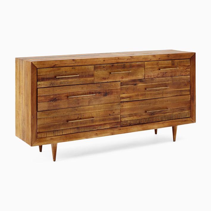 Alexa Reclaimed Wood 7-Drawer Dresser 70