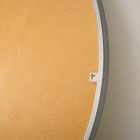 Metal Frame Round Mirror